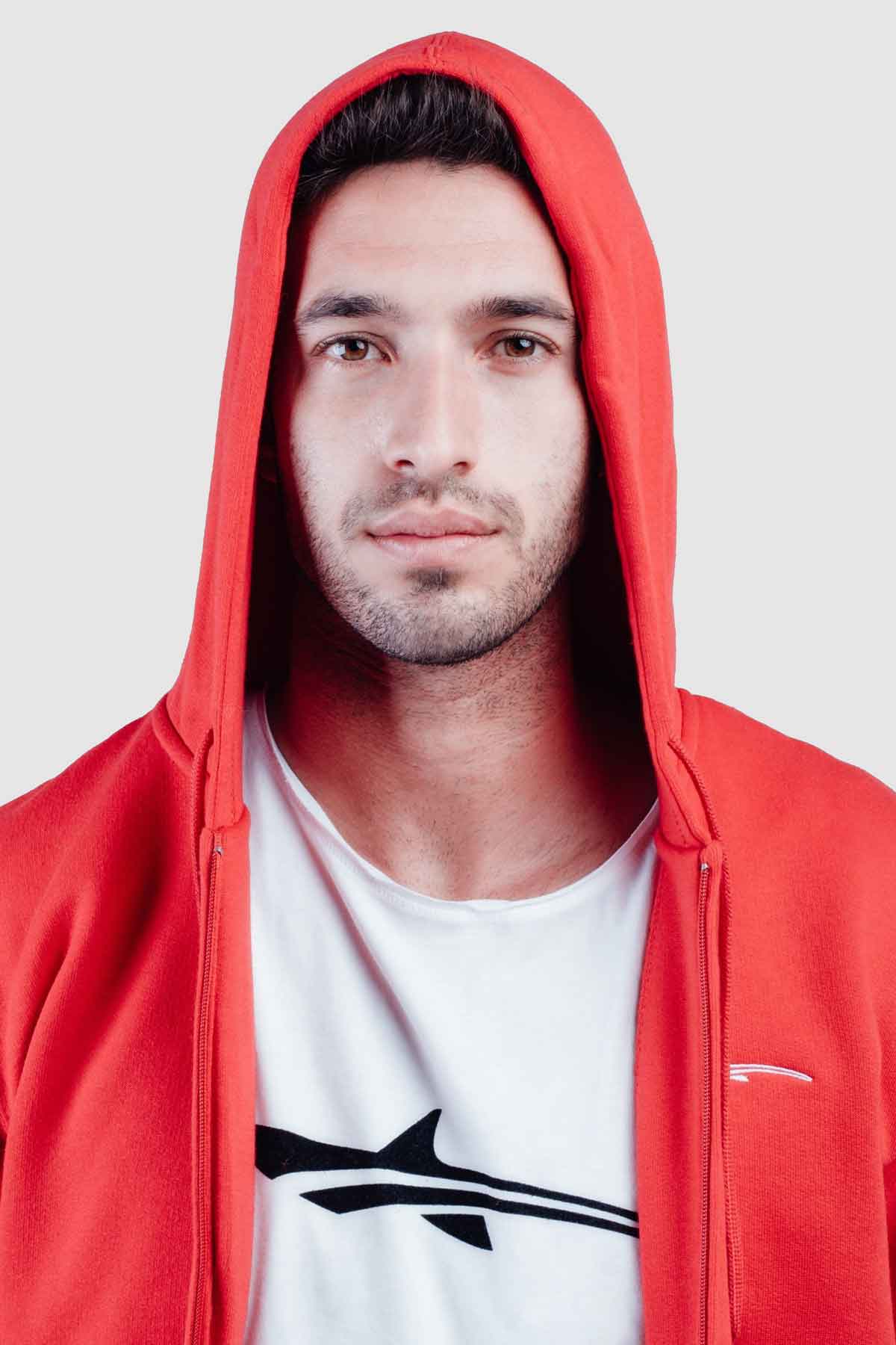 Red sweater for men