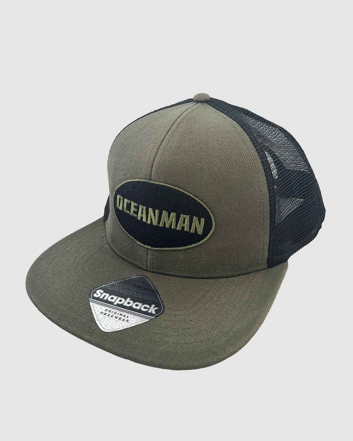 oceanman trucker cap olive