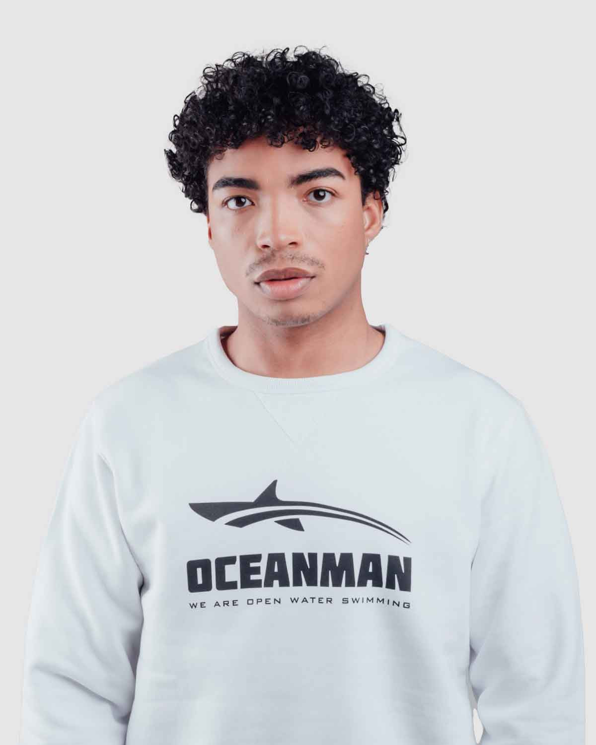 Oceanman icon white sweater men
