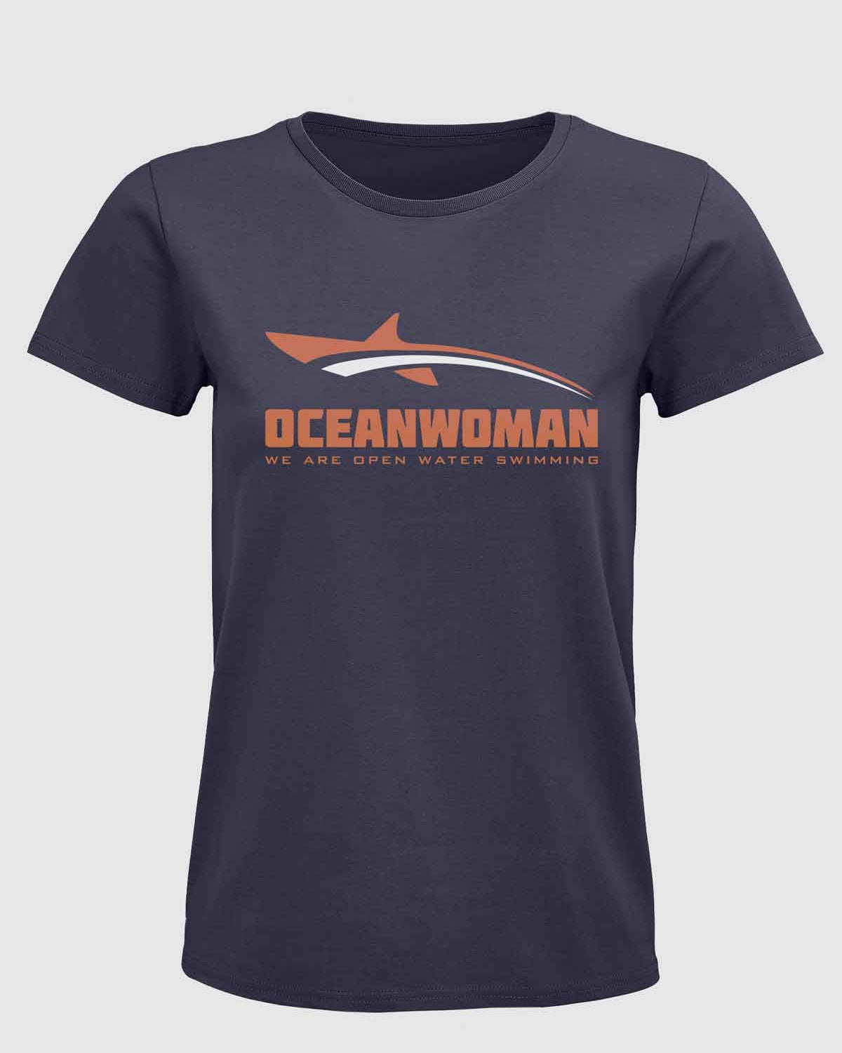 Oceanwoman icon t shirt woman grey