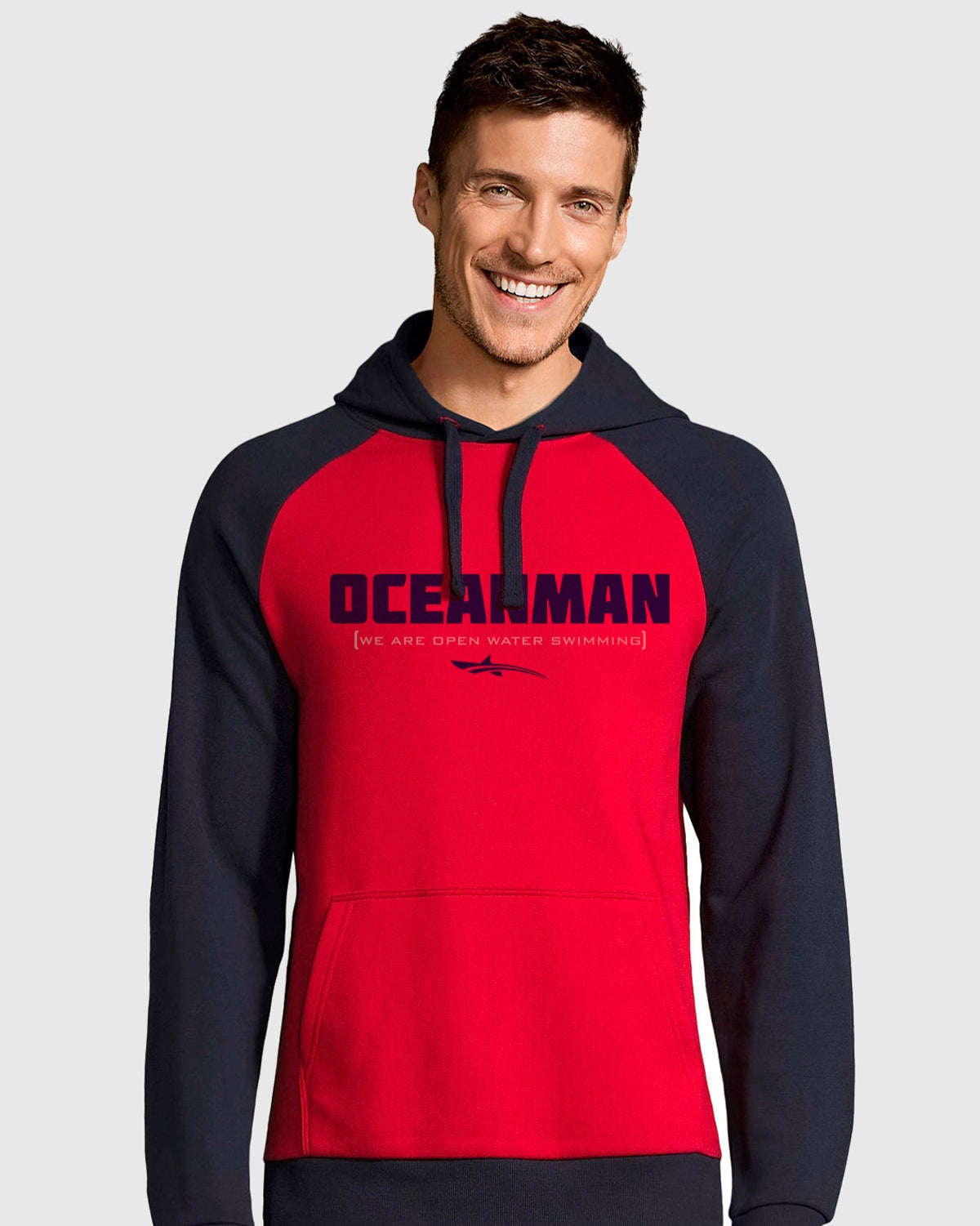 Bali Sweatshirt Hoodie Red/blue