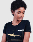 Oceanwoman odesa black t shirt