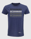 Oceanman Logo T-Shirt Blue