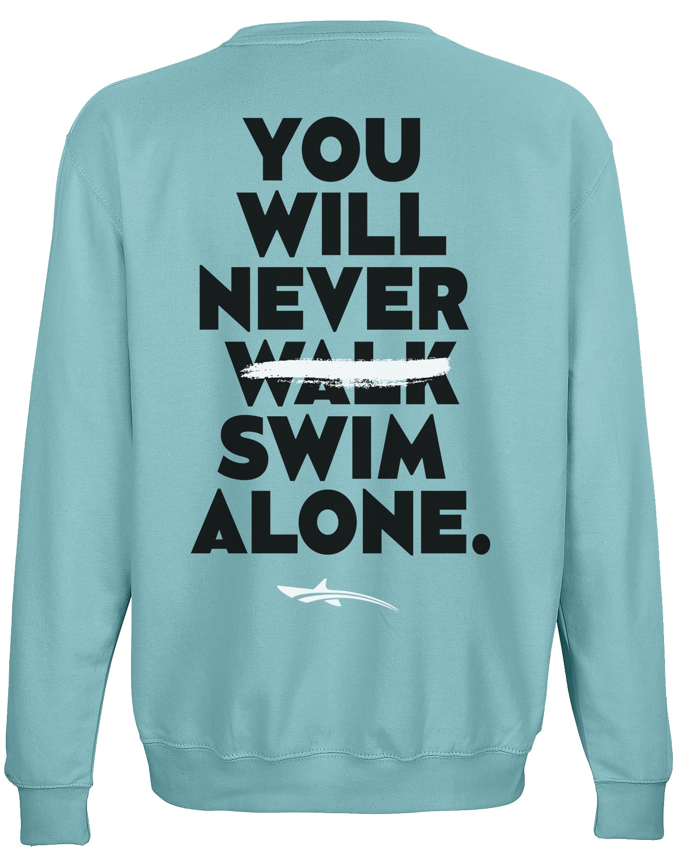 NEVER SWIM ALONE BLUE