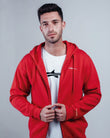 Australia Zip Hoodie Red