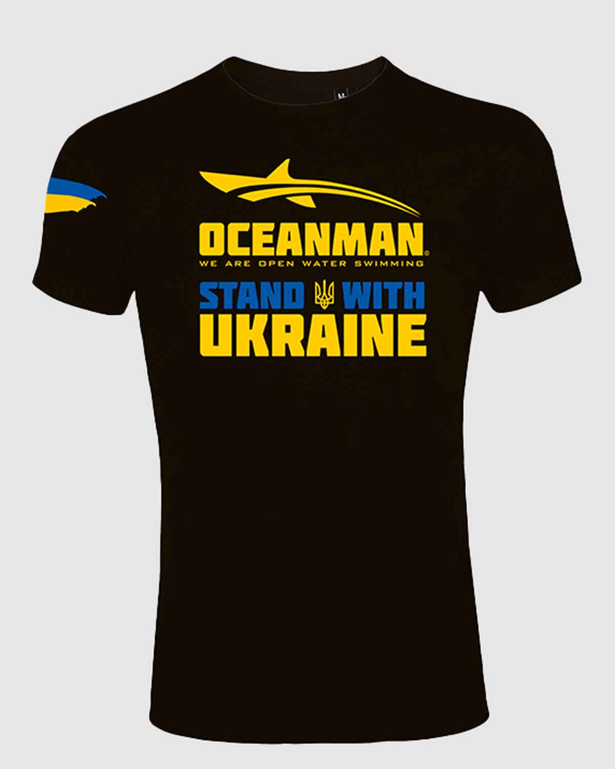 Black t shirt for men oceanman ukraine collection