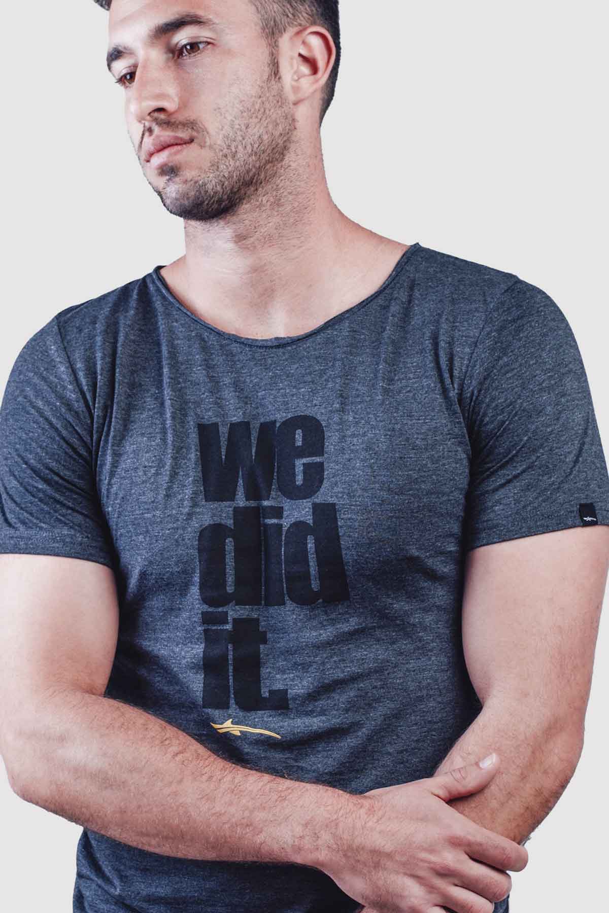 Oceanman we did it t shirt for men