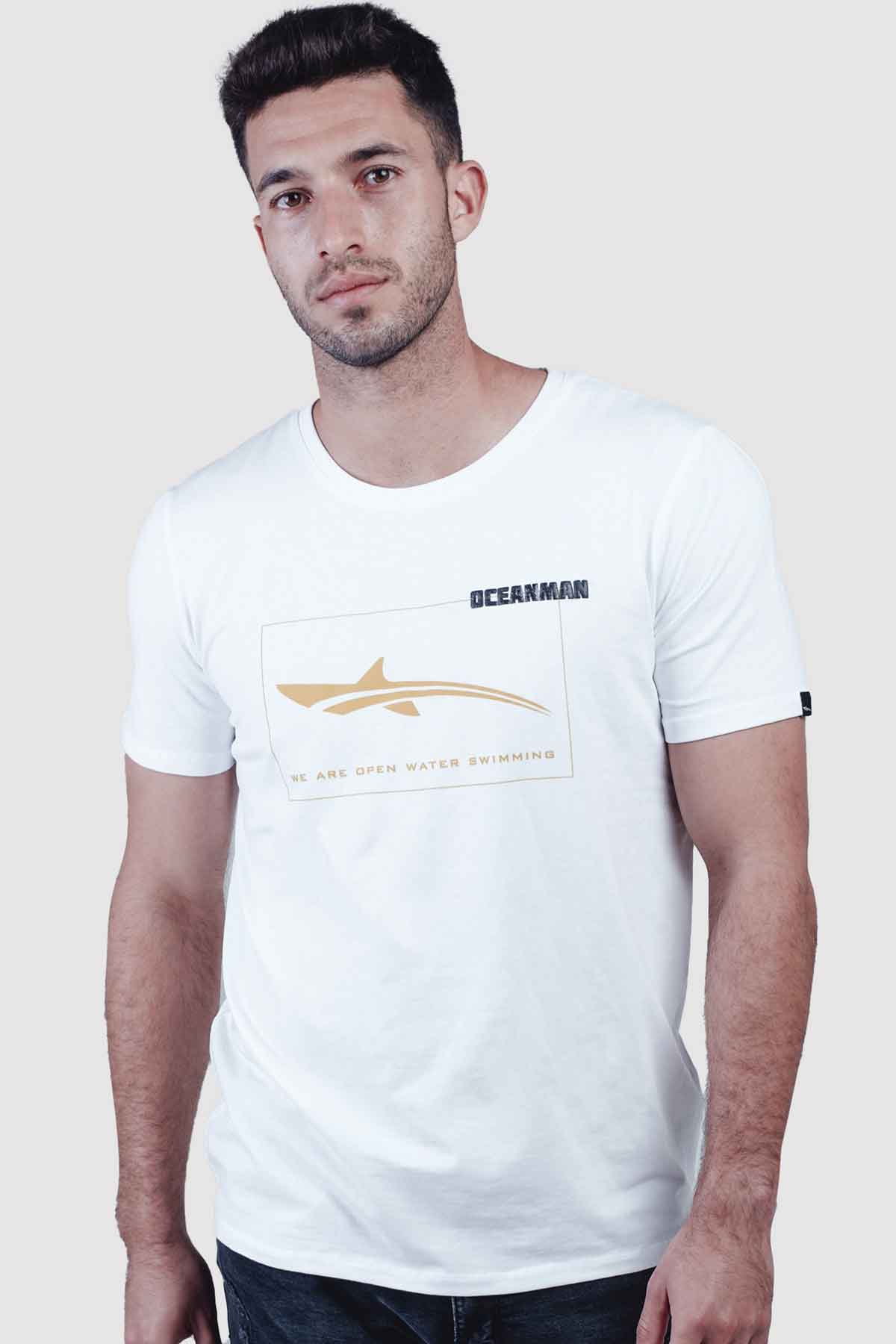 Oceanman white t shirt odesa men