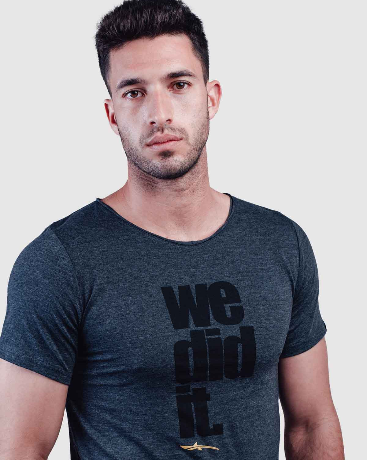 Oceanman we did it t shirt for men