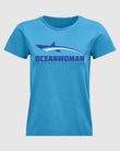Oceanwoman icon aqua t shirt woman