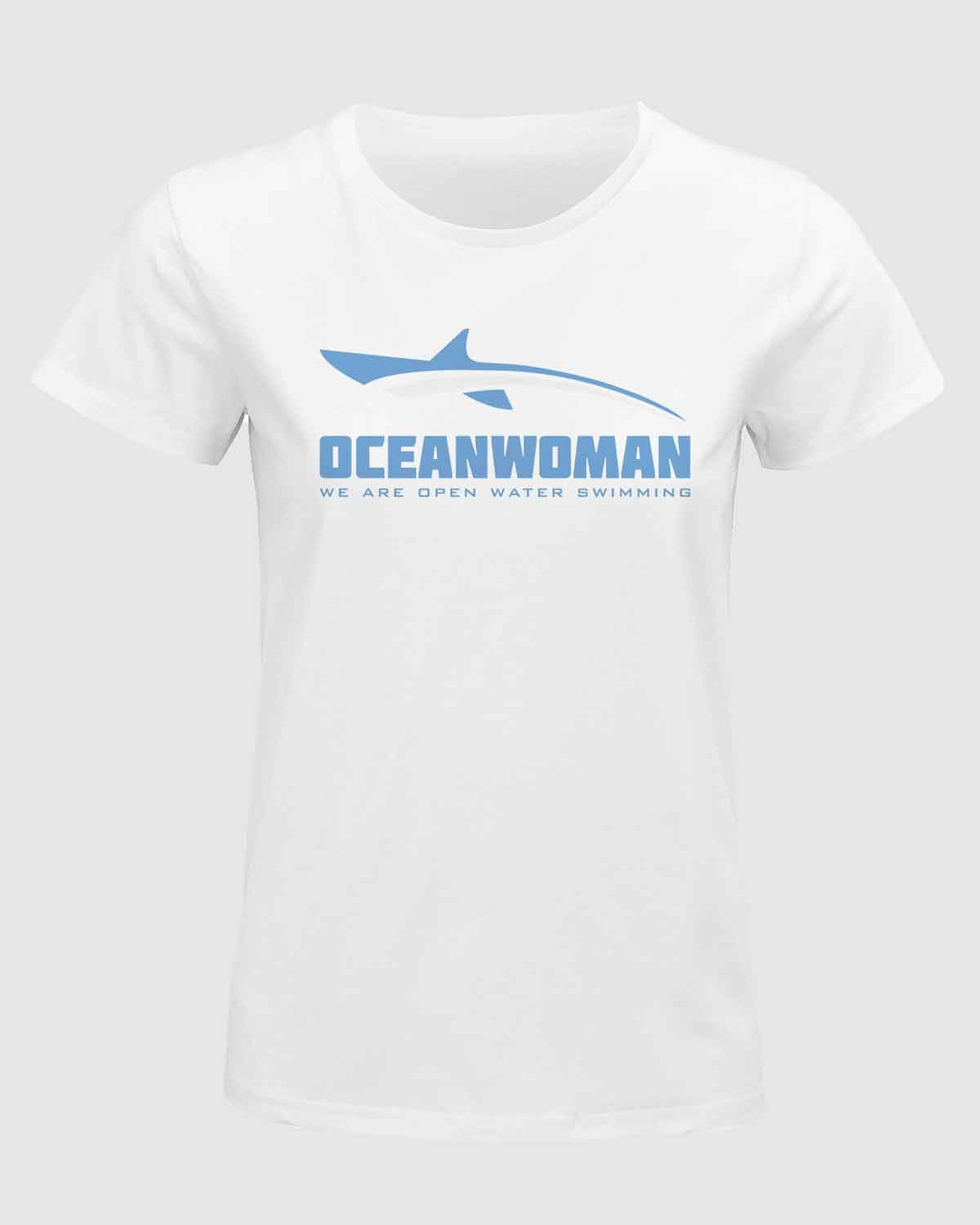 oceanwoman icon t shirt woman white