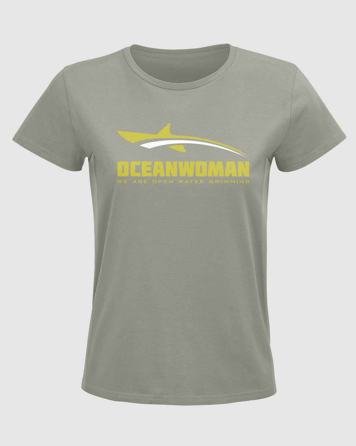 Oceanwoman icon t shirt khaki woman