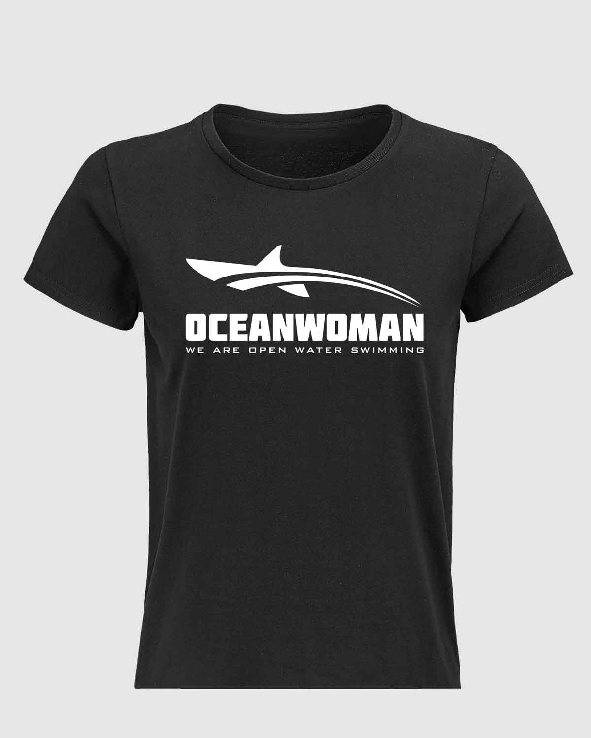 Oceanwoman icon tshirt woman black
