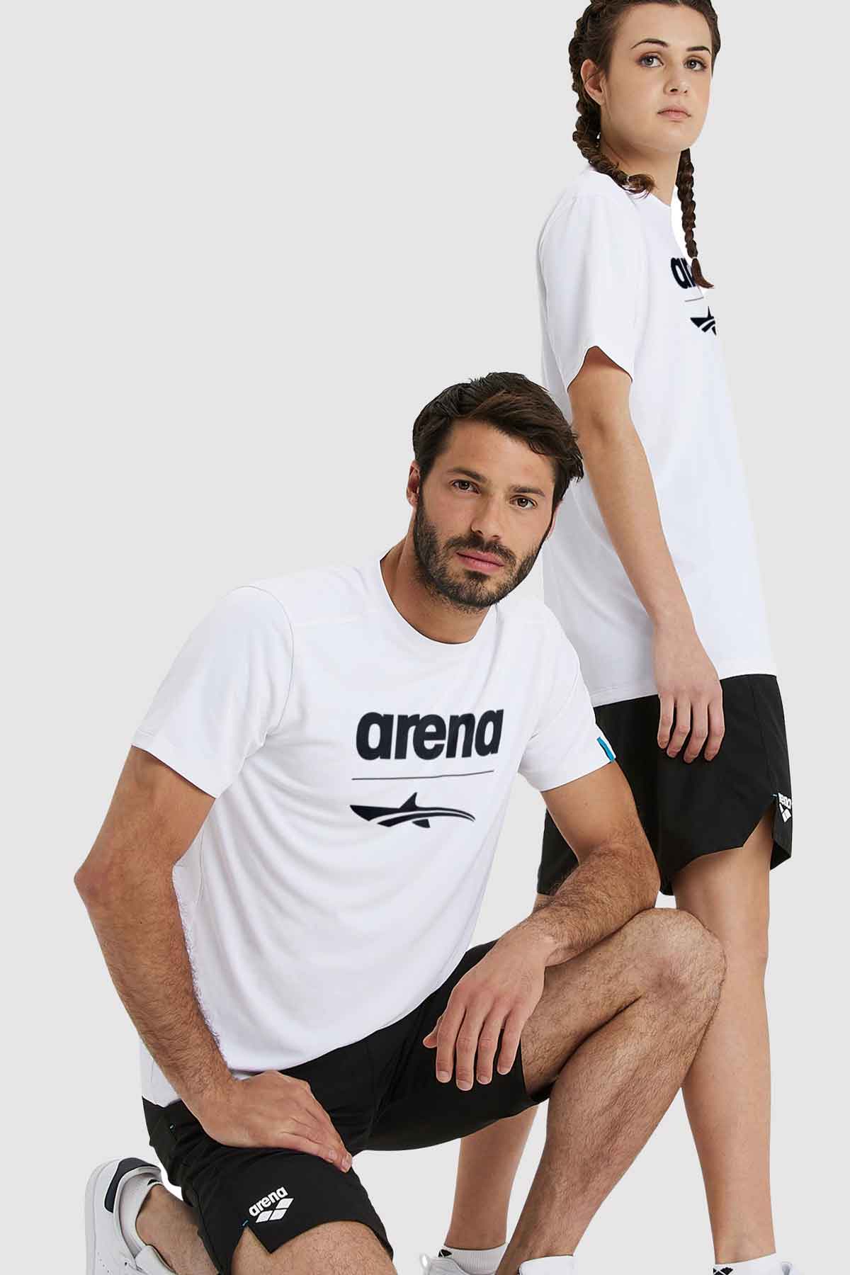 Oceanman X Arena White Unisex T shirt