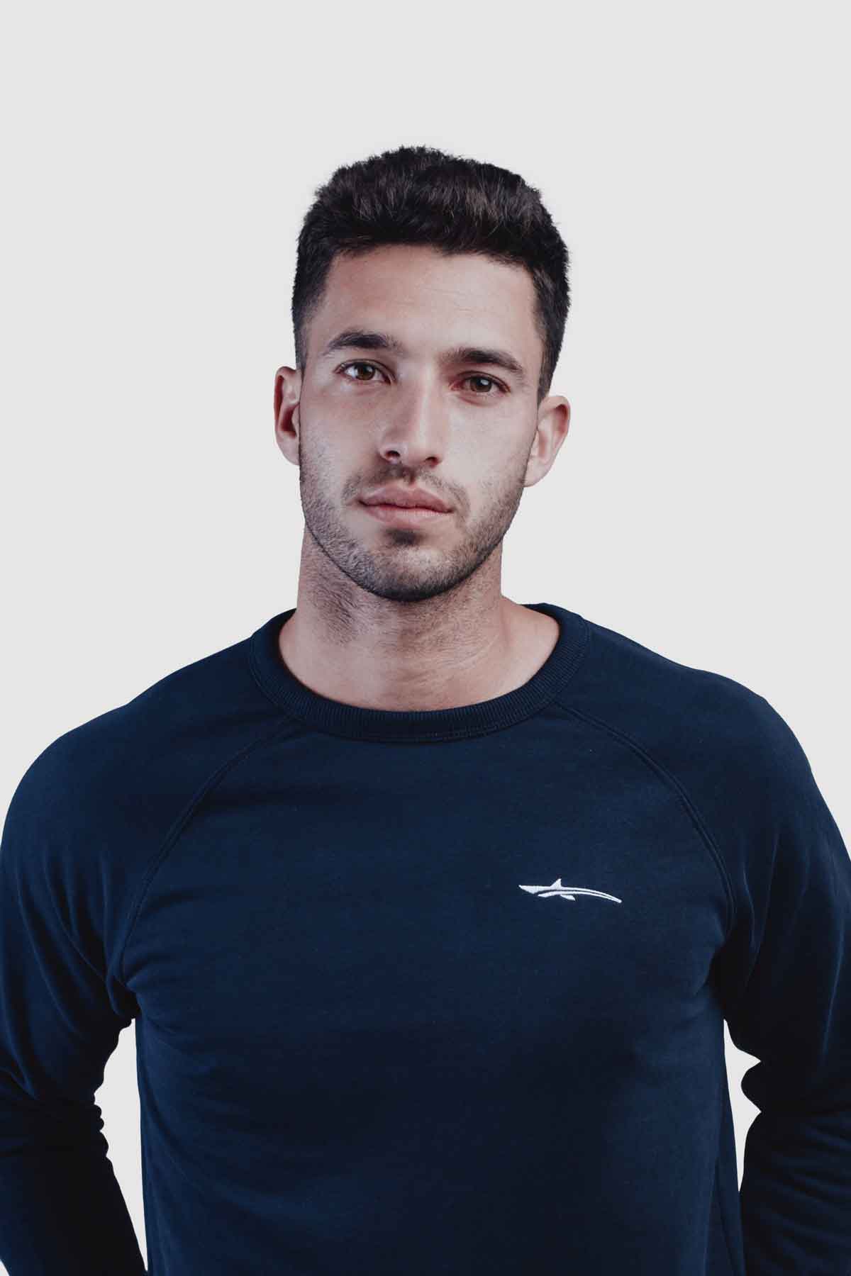 Oceanman lausanne sweater for men close up