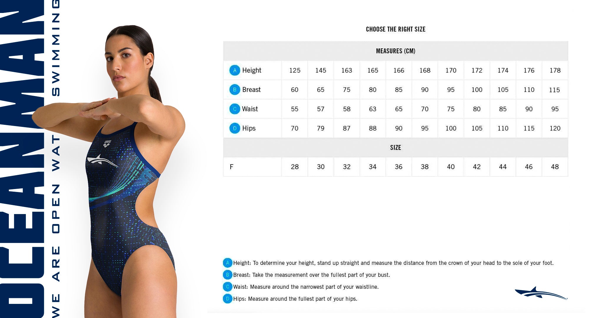 Oceanman x Arena Female Swimsuit